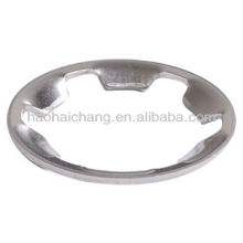 Stainless steel tooth type snap clamp ring or gasket for electric heating equipment